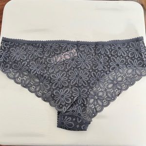 Victoria’s Secret Lace Cheeky Panties Size Large Floral Lace